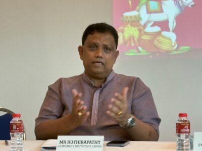 LISHA Honorary Secretary, Mr Karthigayan Venkatesan